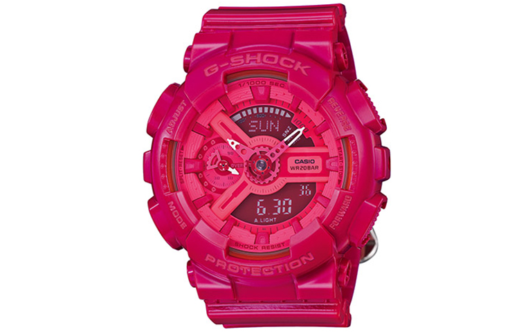 

CASIO Часы Women's Liquid Crystal/Analog Dual Display Series Pink Watch GMA-S110CC-4