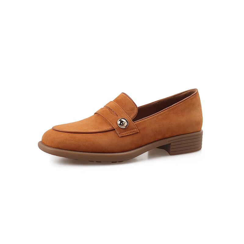 

Лоферы женские Pvaj, цвет Caramel Brown