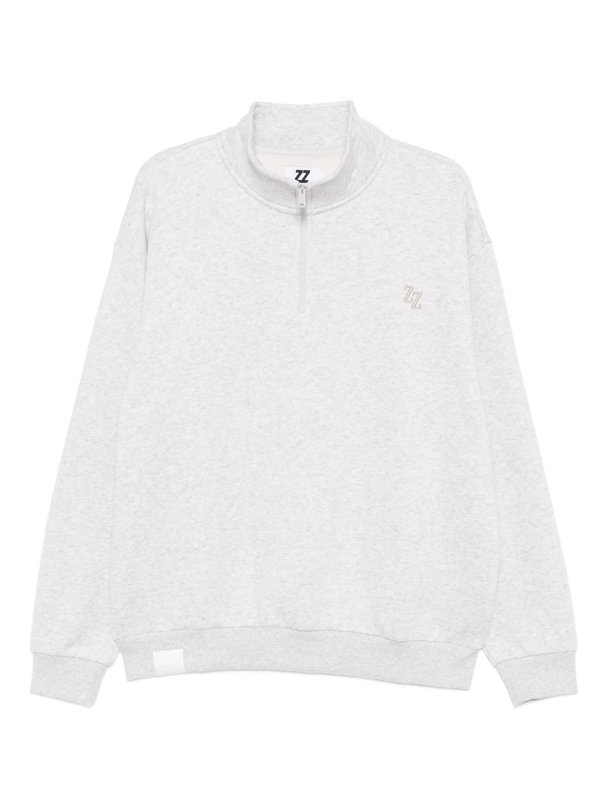 

Свитер с вышитым логотипом Izzue, серый