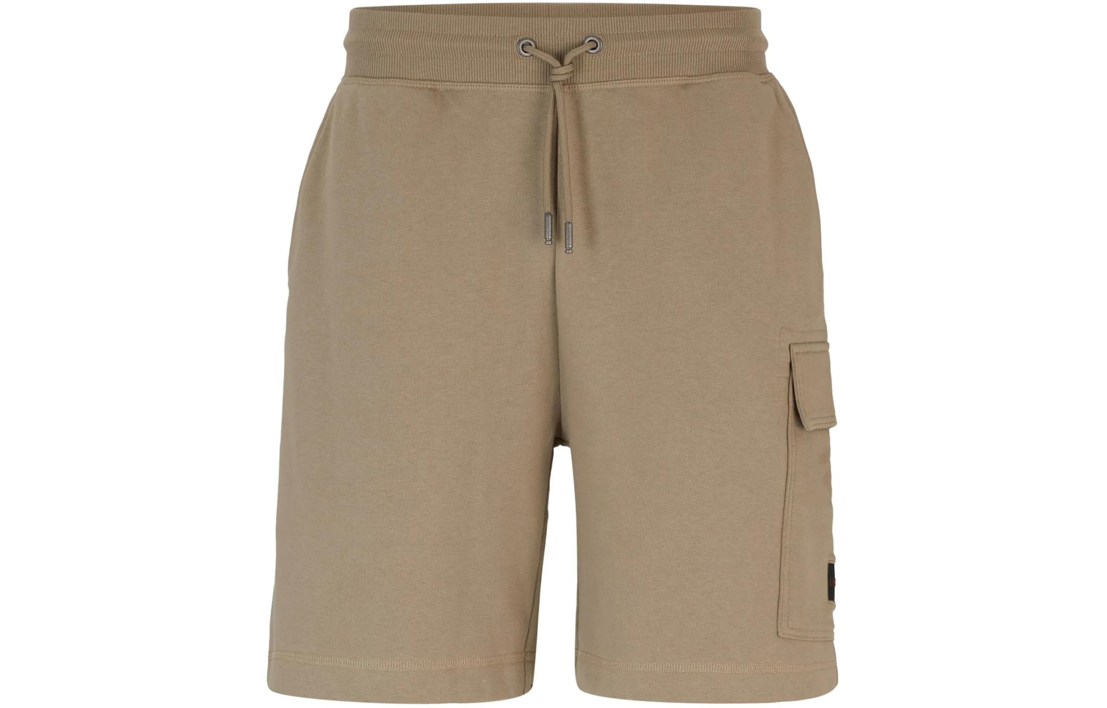 

SS24 Повседневные шорты мужские натуральный коричневый HUGO BOSS