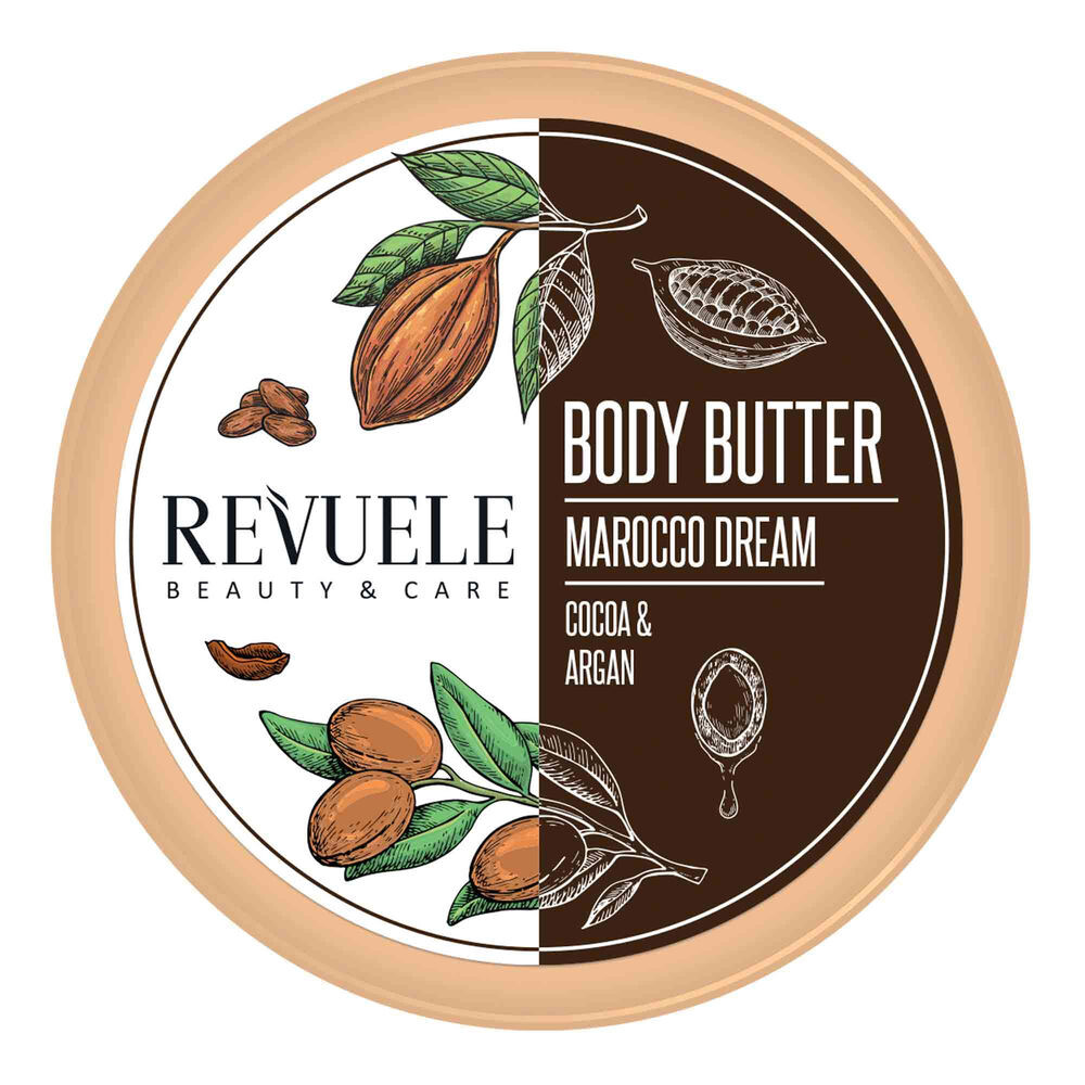 

Увлажняющий крем для тела Body Butter Cacau Y Aceite De Argán Revuele, 200 мл
