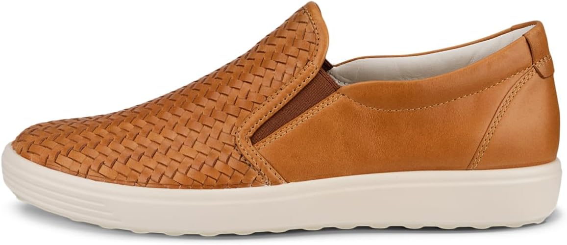 Мужские лоферы ECCO Soft 7 Woven Slip on 2.0, Lion — фото 4
