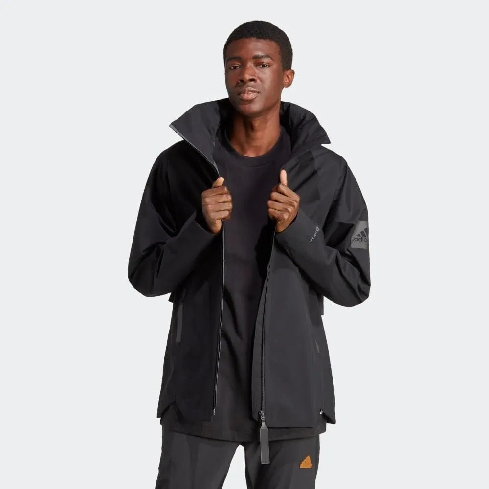 Мужская дождевая куртка Adidas MyShelter Rain.Rdy, черная — фото 2
