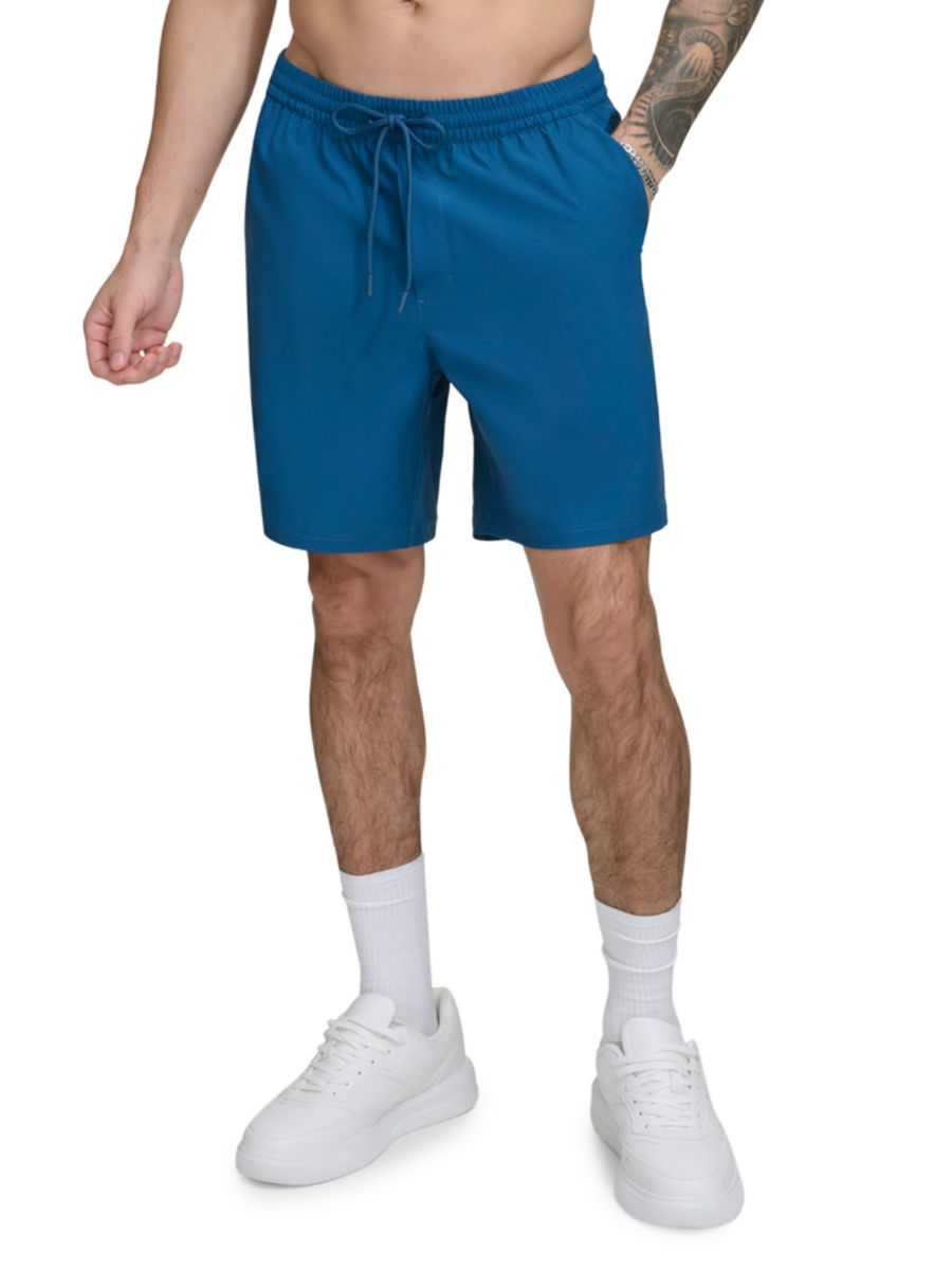 

Плавки-шорты Standard Fit Flat Front DKNY, цвет Poseidon