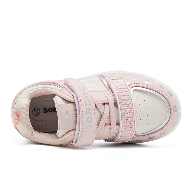 Детские скейтерские кроссовки Kids BOBDOG, розовый/бежевый — фото 3