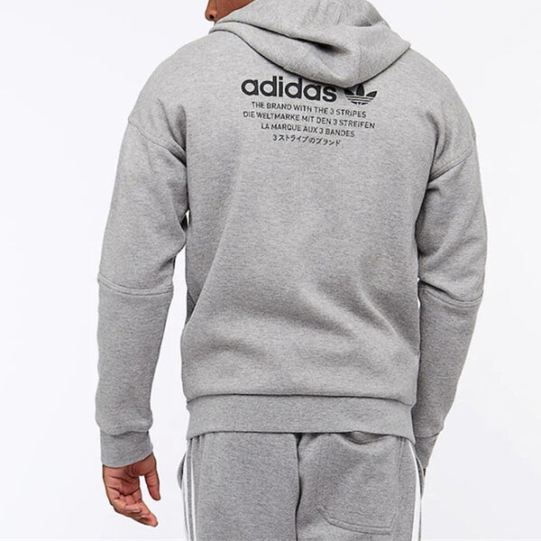 Куртка adidas originals Men'S NMD Hoodie Full Zip Grey Dh2256, серый — фото 4