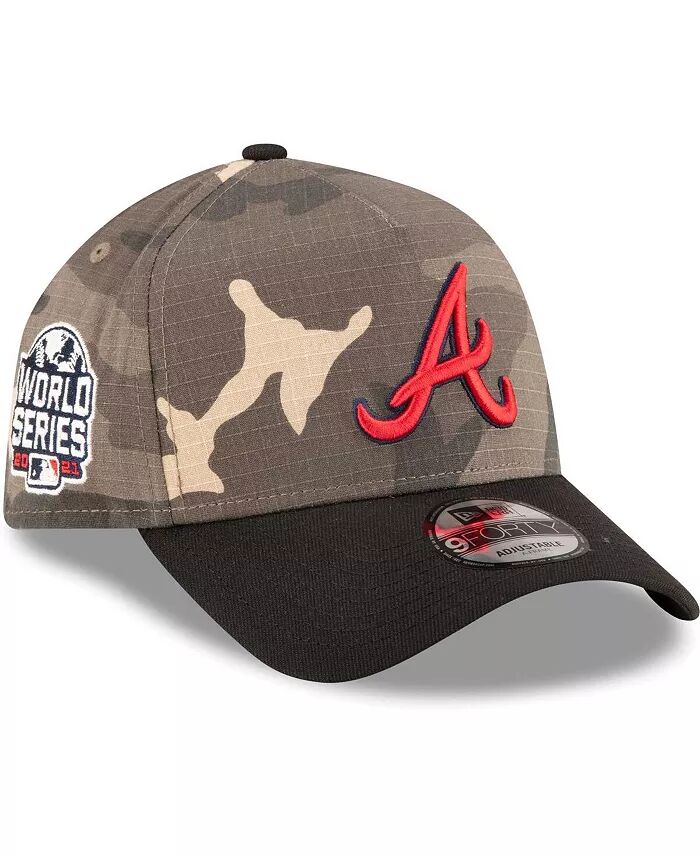 

Мужская регулируемая кепка Atlanta Braves Camo Crown A-Frame 9FORTY New Era