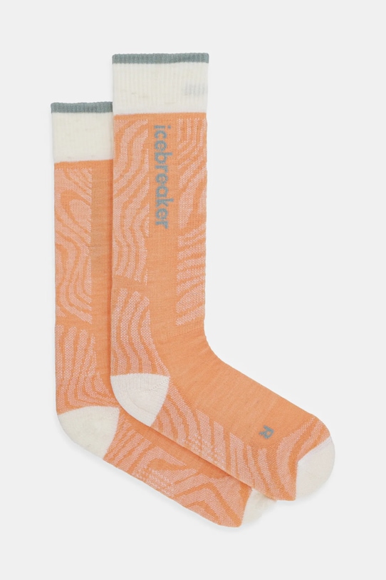 

Горнолыжные носки Mer Ski+ Light OTC Mountain Contour Icebreaker, оранжевый