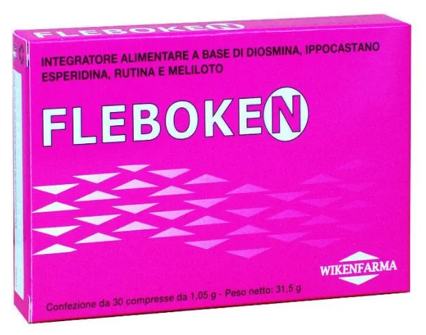 

Fleboken Supplement 30 таблеток Венозная функциональность