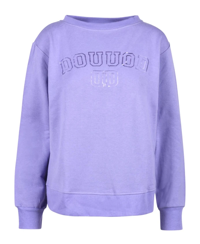 

Хлопковая толстовка с уникальным дизайном Douuod Woman, фиолетовый