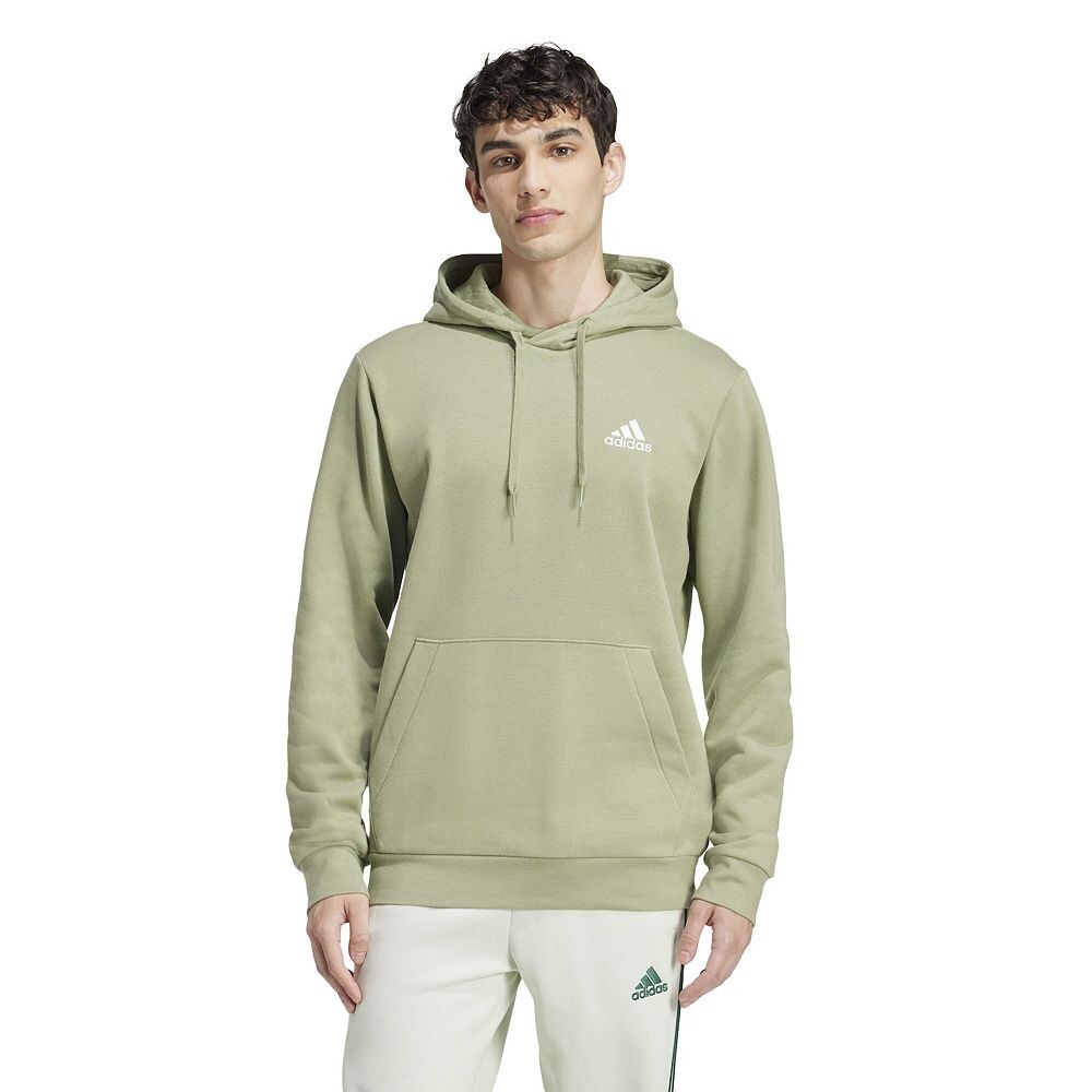 

Мужская флисовая толстовка adidas Feel Cosy Pullover Adidas, цвет Tent Green