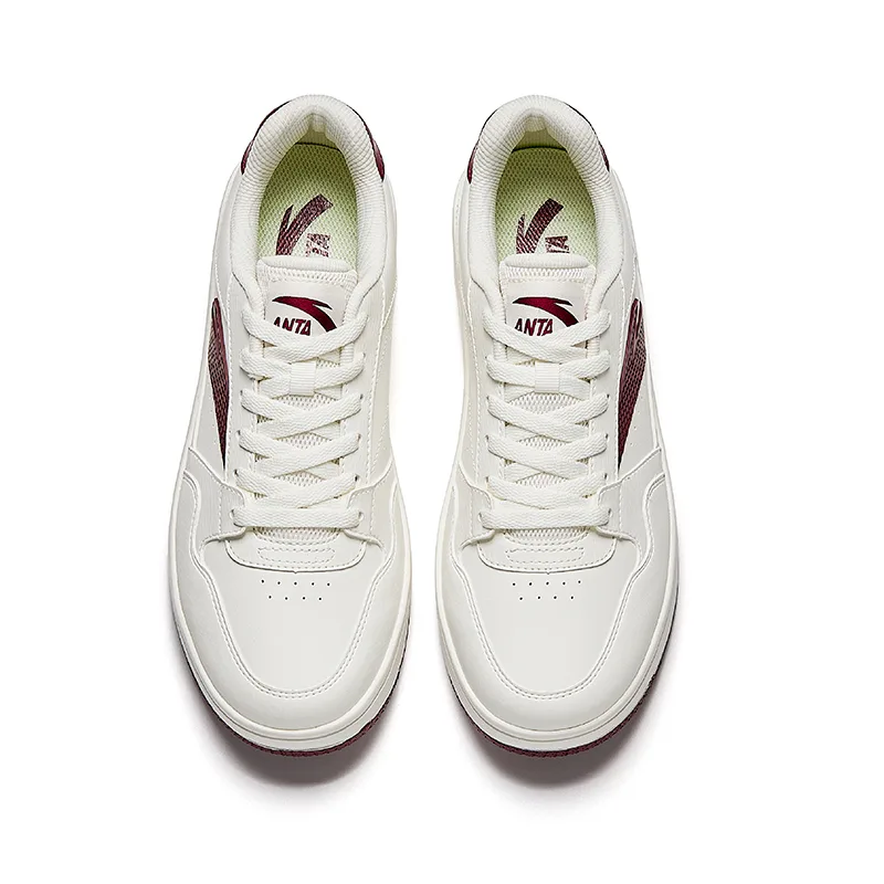 ANTA Кроссовки First Year для скейтбординга мужские Ivory White/Crimson Red — фото 4