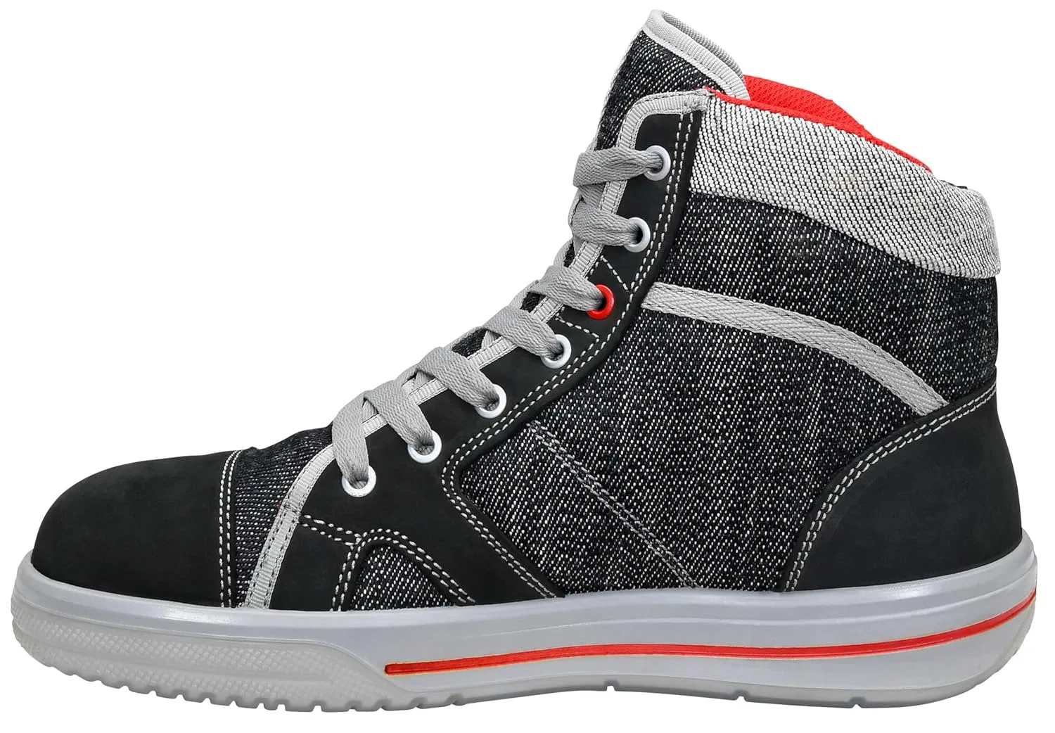 Защитные ботинки Elten Sensation Mid ESD S2 на шнуровке, размер 42 EU, Black — фото 3