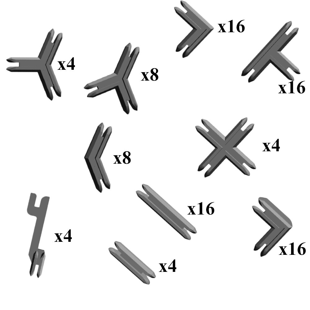 

Аксессуары Battle Systems Battle System Terrain Clips: Grey (96)