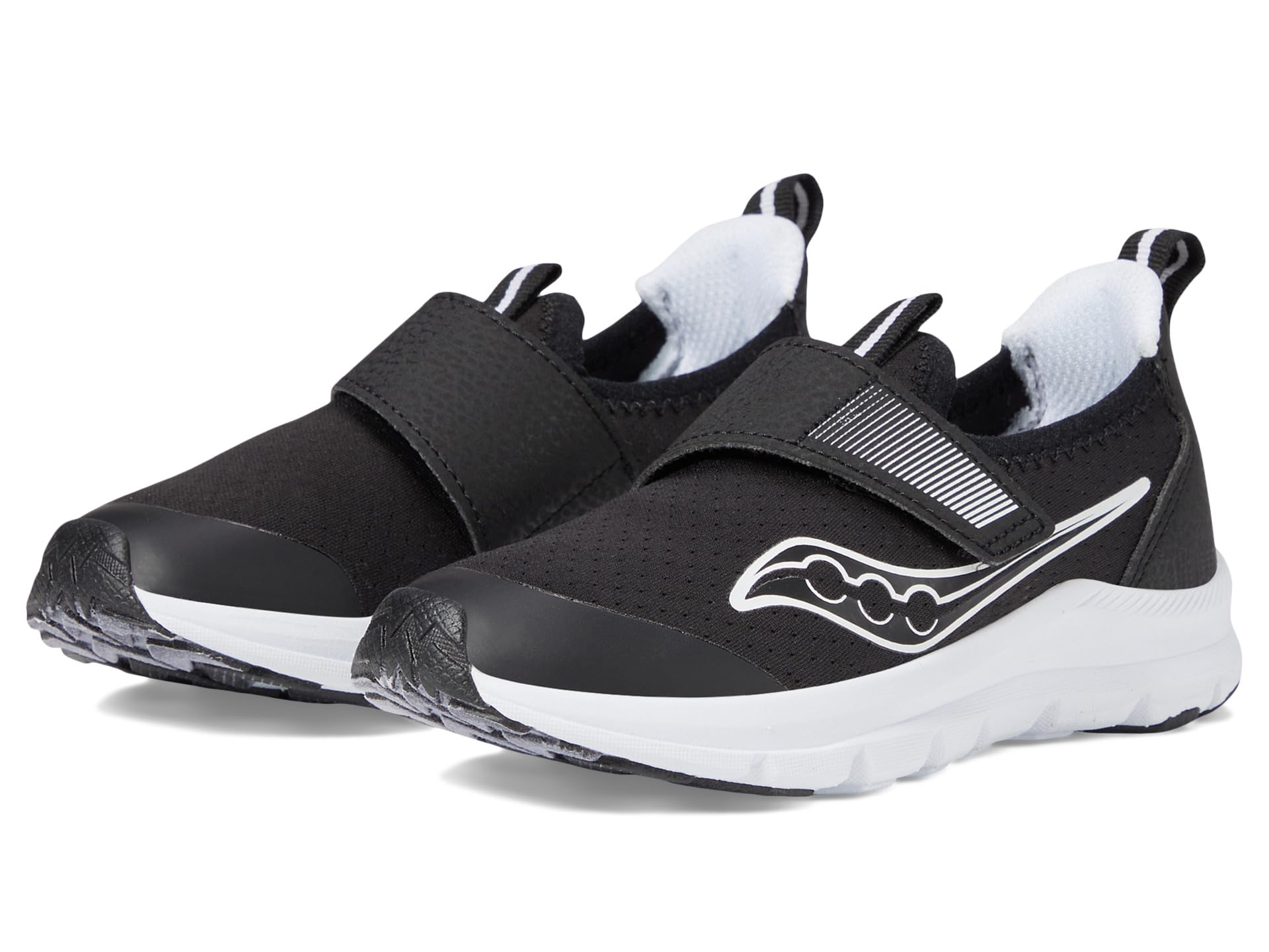 

Кроссовки Saucony Kids Breeze Sport Slip On Sneaker, черный/белый