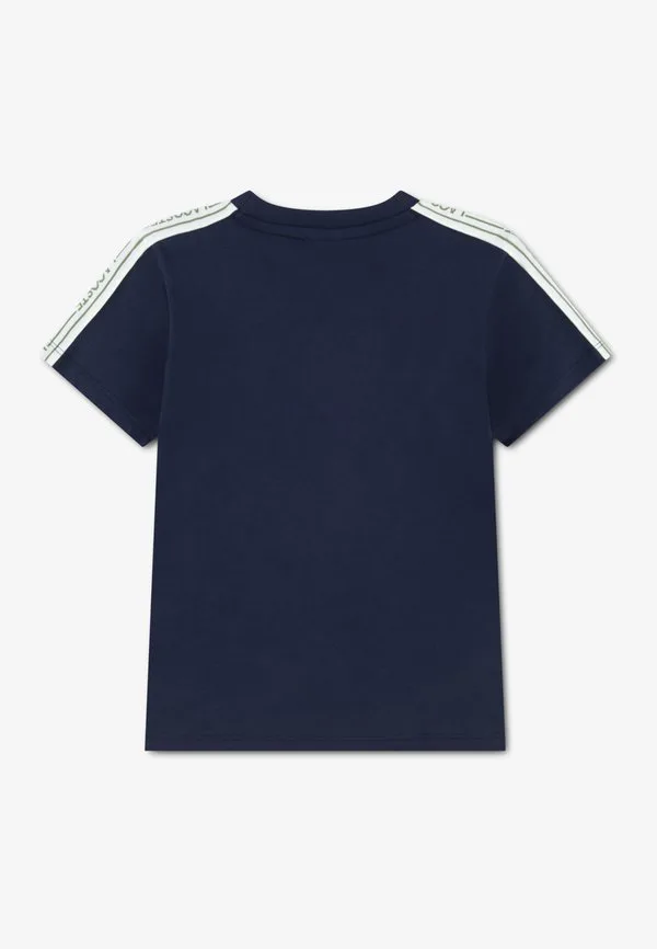 Футболка с тейпированием, базовая футболка Lacoste, Marine — фото 2