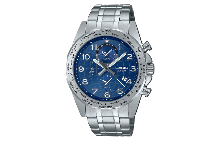 

CASIO Часы Men Standard Series Blue Watch MTP-W500D-2A, Blue Dial