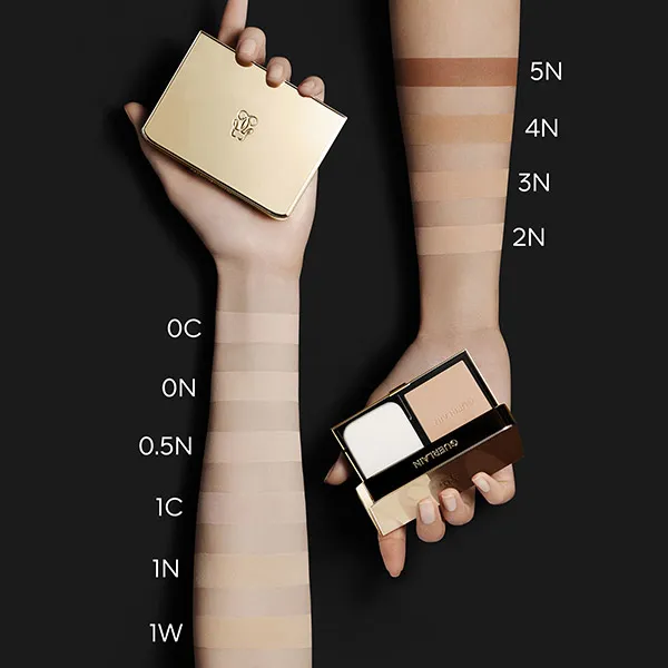 Компактная матовая основа под макияж Recharge High Perfection Parure Gold Skin Control Guerlain, 3N — фото 4