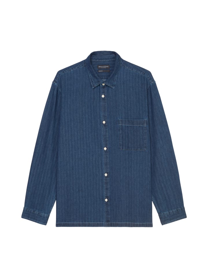 

Рубашка Marc O'Polo Jeanshemd regular, цвет multi/rinsed washed