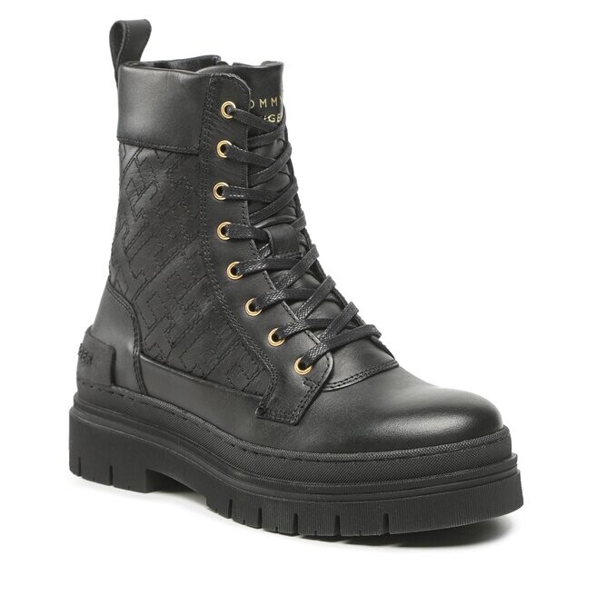 

Ботинки Tommy Hilfiger LaceUp Zip, черный