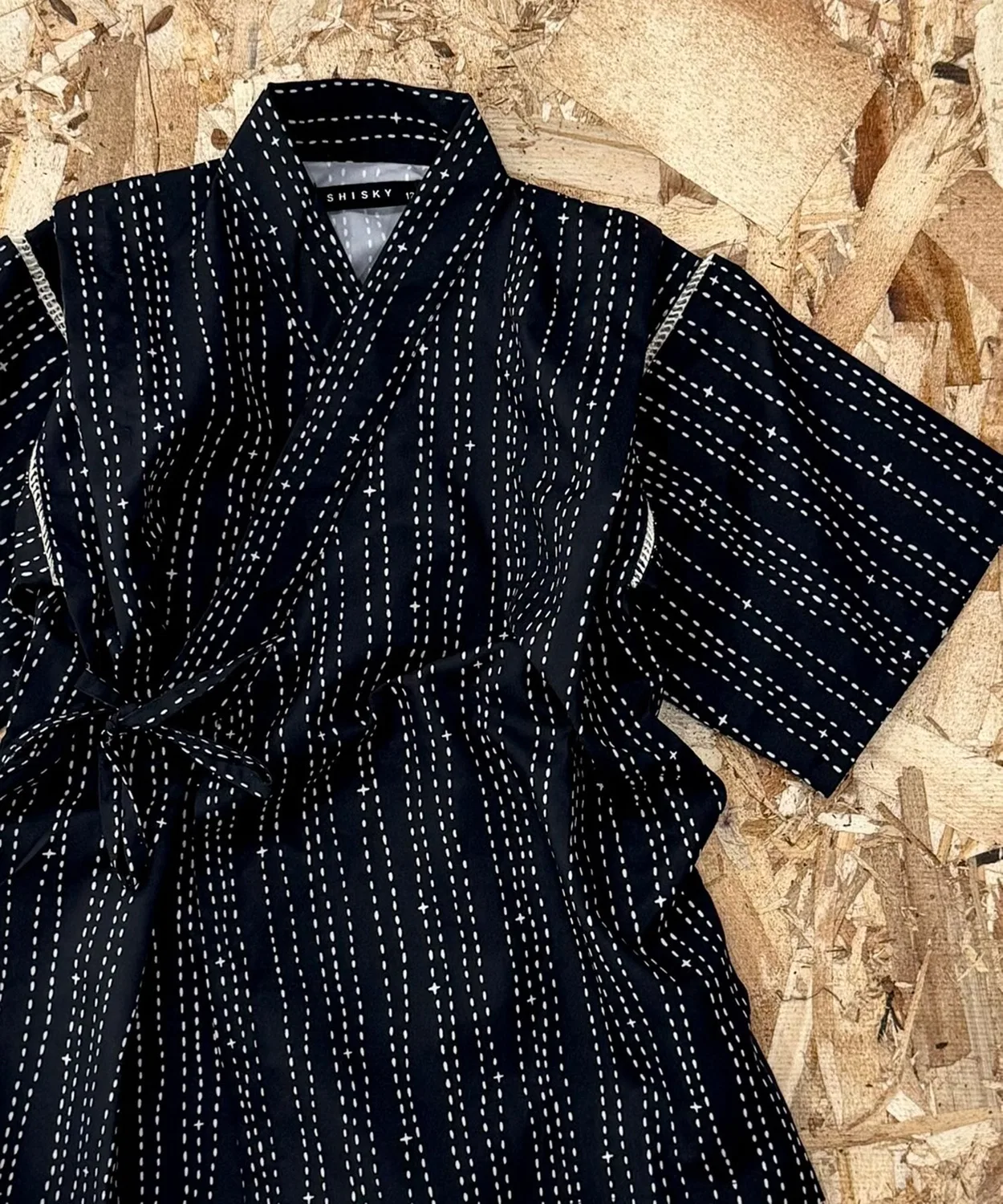 Кимоно Jinbei ICE FABRIC с контактным охлаждением, полиэстер, черный