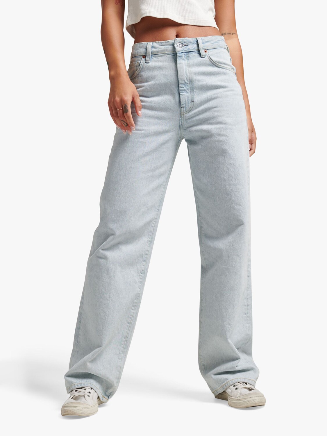 

Широкие джинсы Superdry из органического хлопка Vintage, цвет Light Indigo Vintage