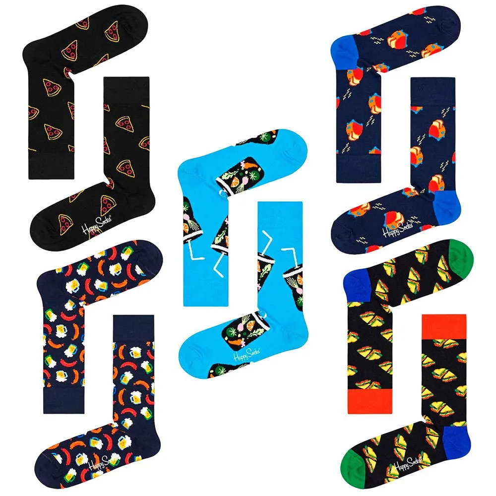 

Носки Happy PK6746 5 pairs, черный/синий