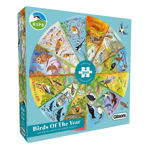 

Пазлы Rspb Birds Of The Year 500 Piece Circular Puzzle