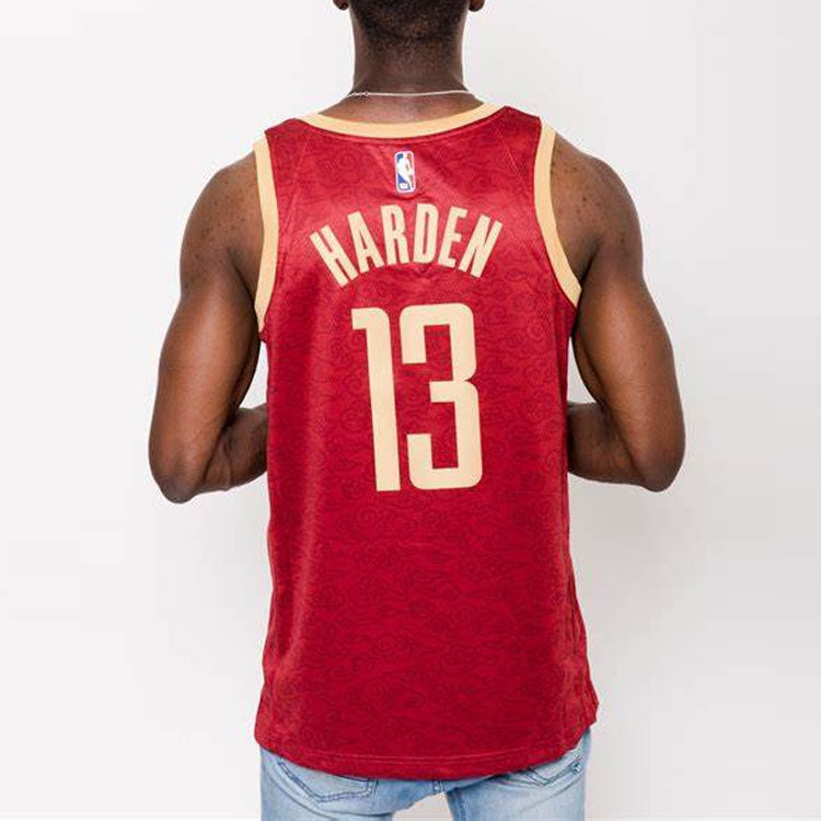 Баскетбольное джерси Nike NBA Jersey 18-19 James Harden Rockets No. 13 City limited SW — фото 3