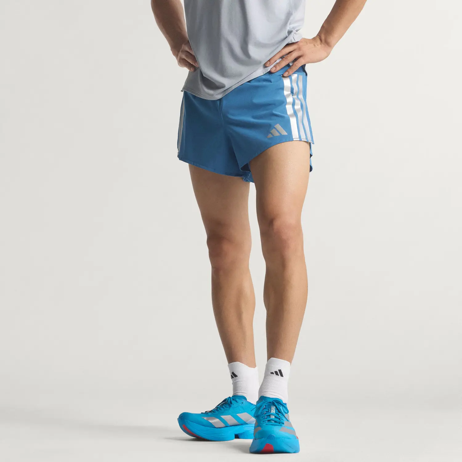 Adizero FW25 EKIDEN спортивные шорты мужские Adidas, синий — фото 3