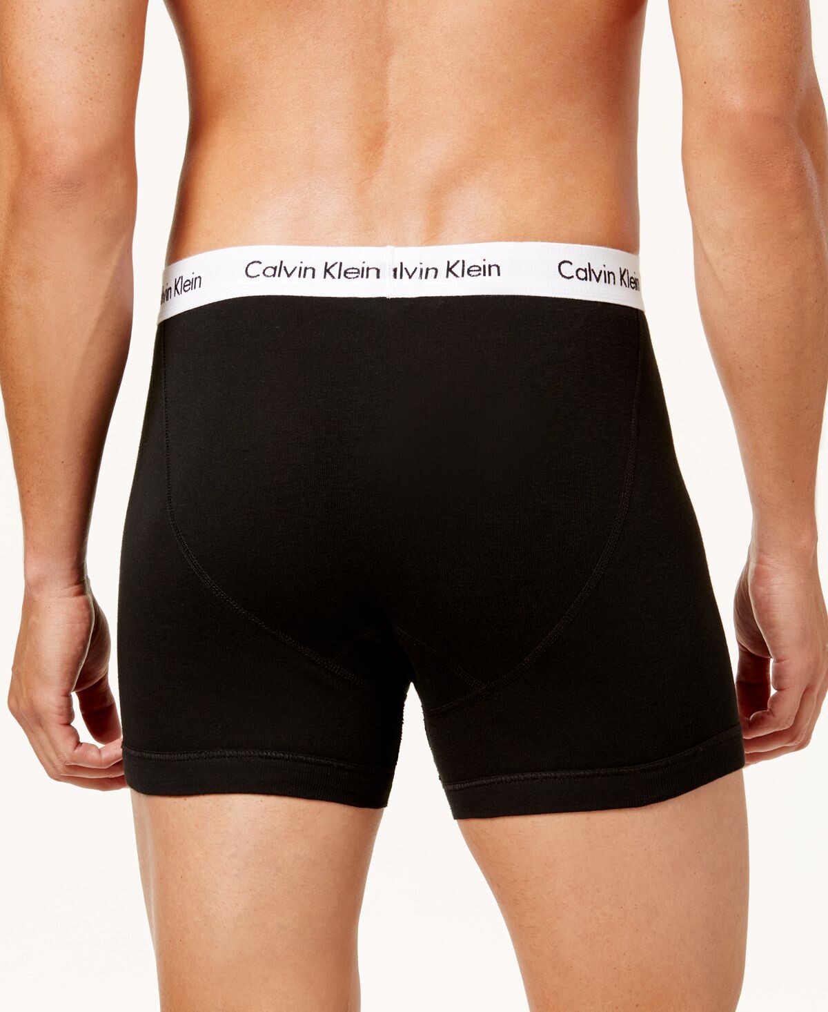 Мужские классические трусы-боксеры из хлопка, 5 шт., нижнее белье Calvin Klein — фото 3