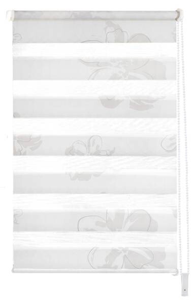 

Рулонные шторы GARESA Klemmfix, 50x150x6 см цвет weißer stoff mit taupefarbenen blumen