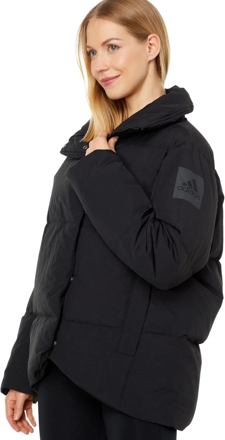 Пуховик adidas Big Baffle Down Jacket, Black 1 — фото 3