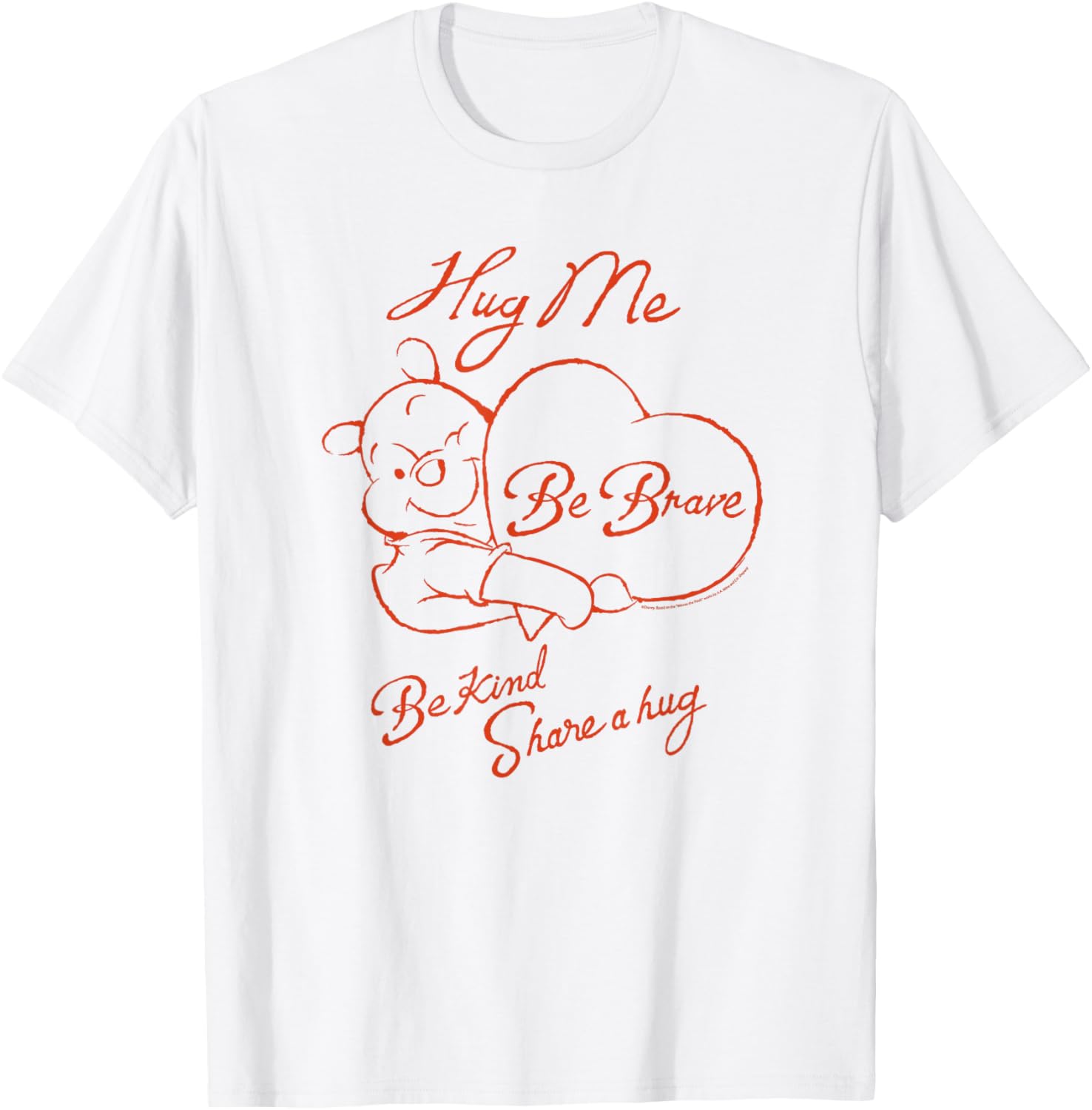 

Футболка Disney 100 Винни-Пух: Будь храбрым, будь добрым, обними всех! D100, белая