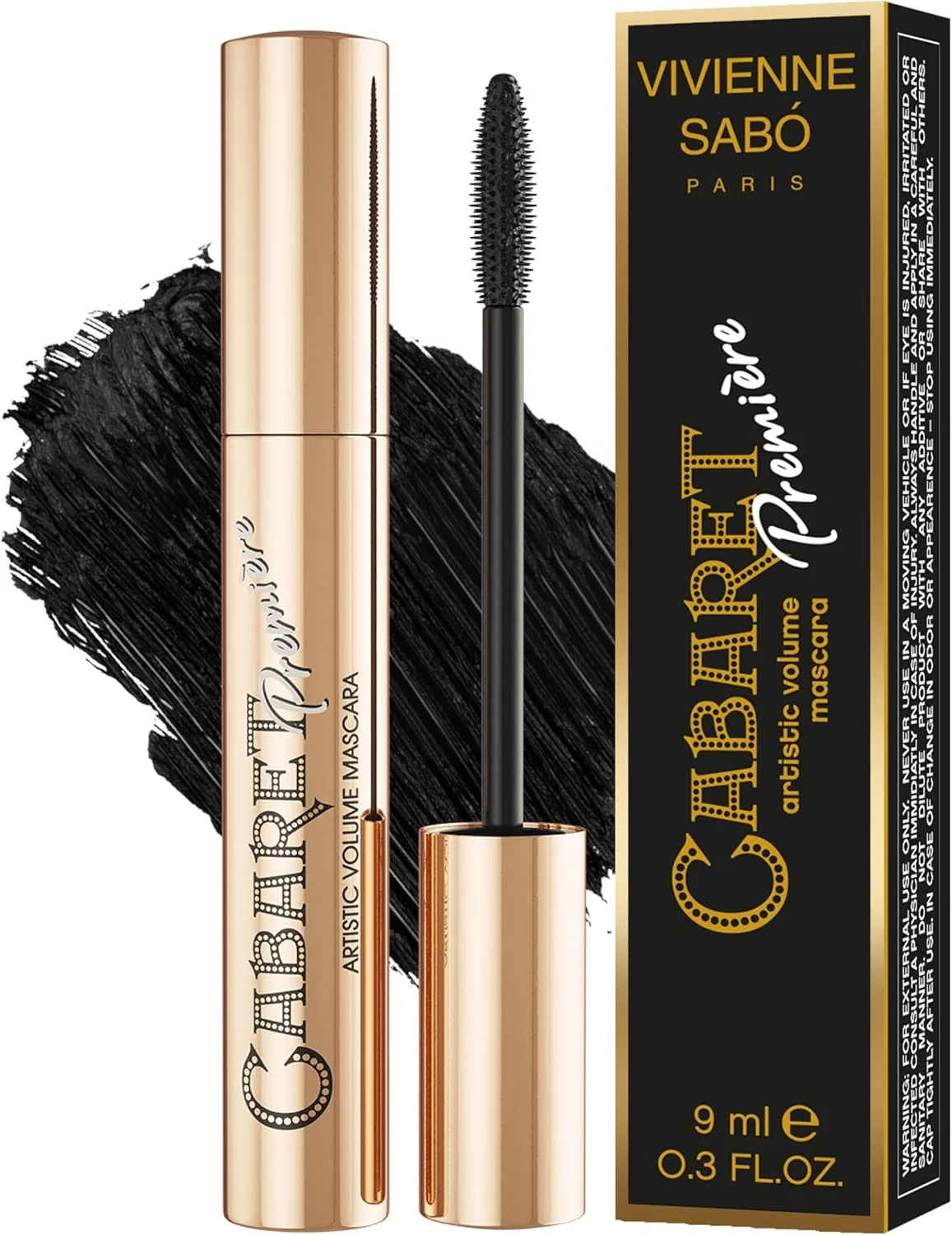 Тушь для ресниц Cabaret Première Classic French Mascara Curl Volume Upward Vivienne Sabó 9 мл черная