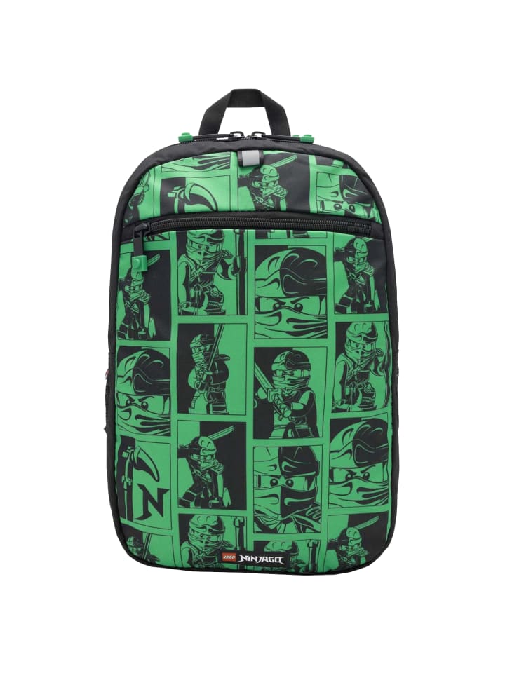 

Маленький рюкзак LEGO с удлиненным ремешком, зеленый