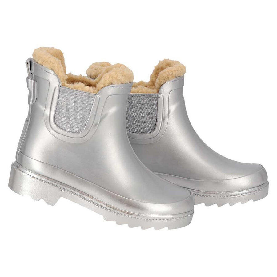 XQ FOOTWEAR Резиновые сапоги Челси для детей — унисекс — подкладка из искусственного меха — 100% резина — фото 2