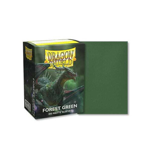

Чехол для карточек Dragon Shield – Matte Standard Size Sleeves 100Pk – Forest Green