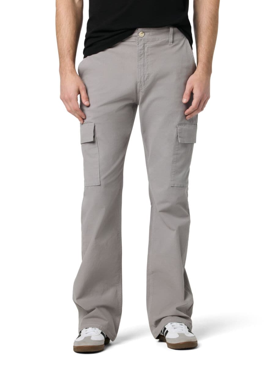 

Расклешенные брюки-карго из хлопковой смеси Hudson Jeans, цвет Dove Grey