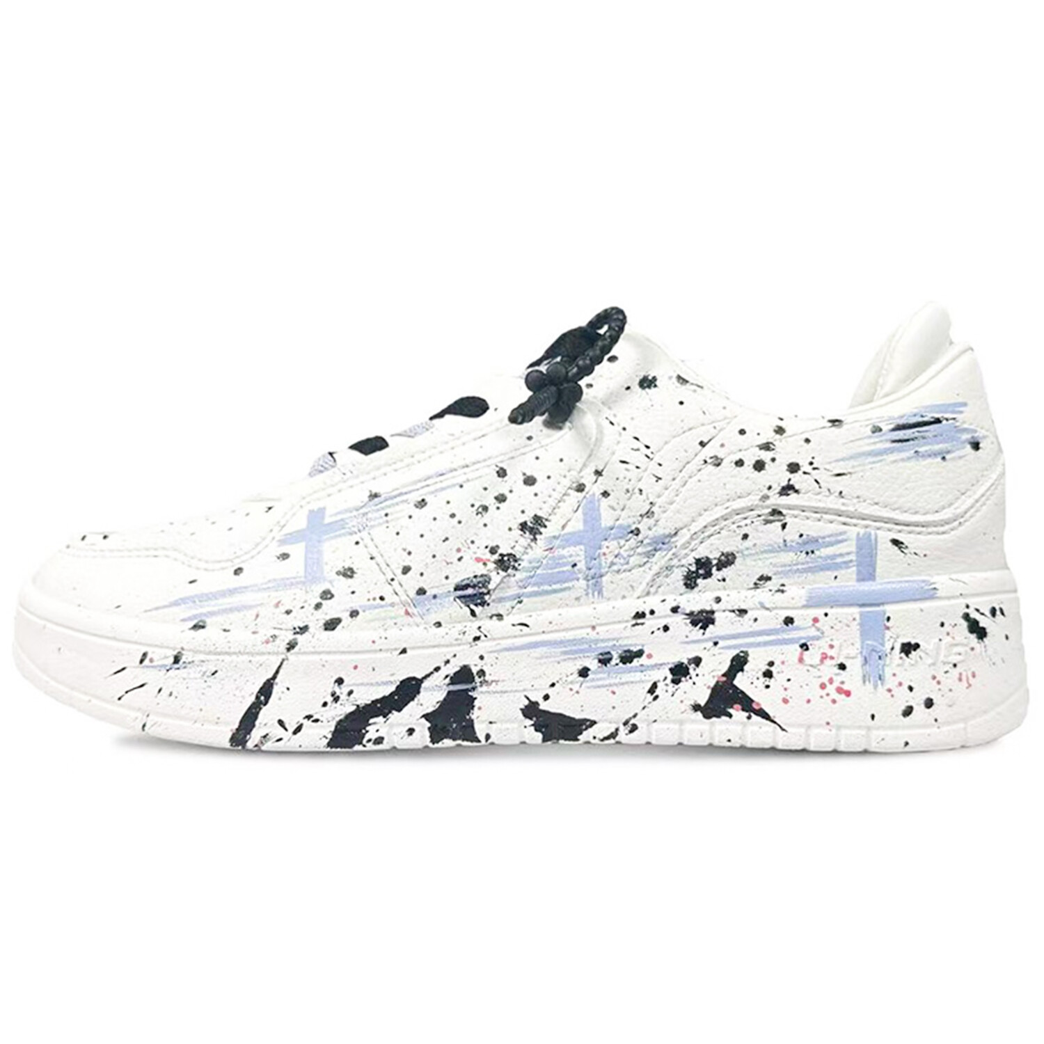 

Кроссовки LINING Sports Life Collection Skateboarding Shoes Men Low-top Black, фиолетовый