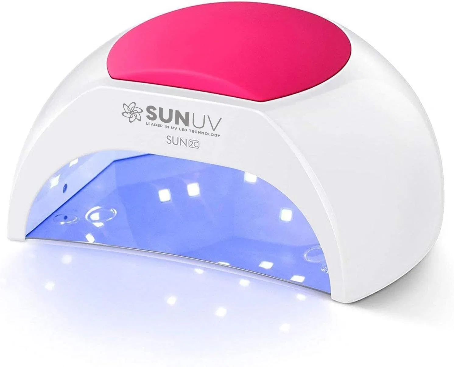 УФ/LED лампа для сушки гель-лака «SUN2C» от SUNUV Sunuv, Pink