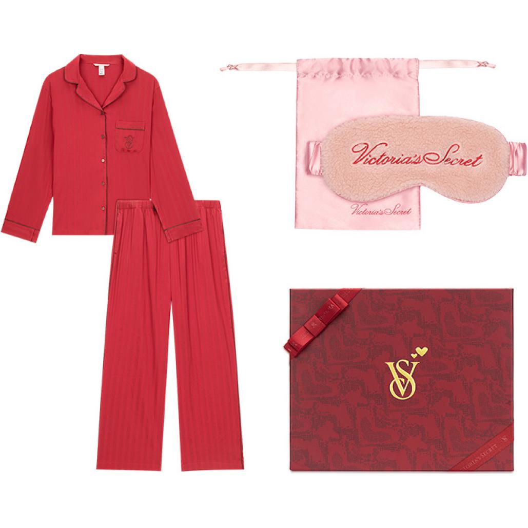 

Victoria's Secret Пижамный комплект Box женский red