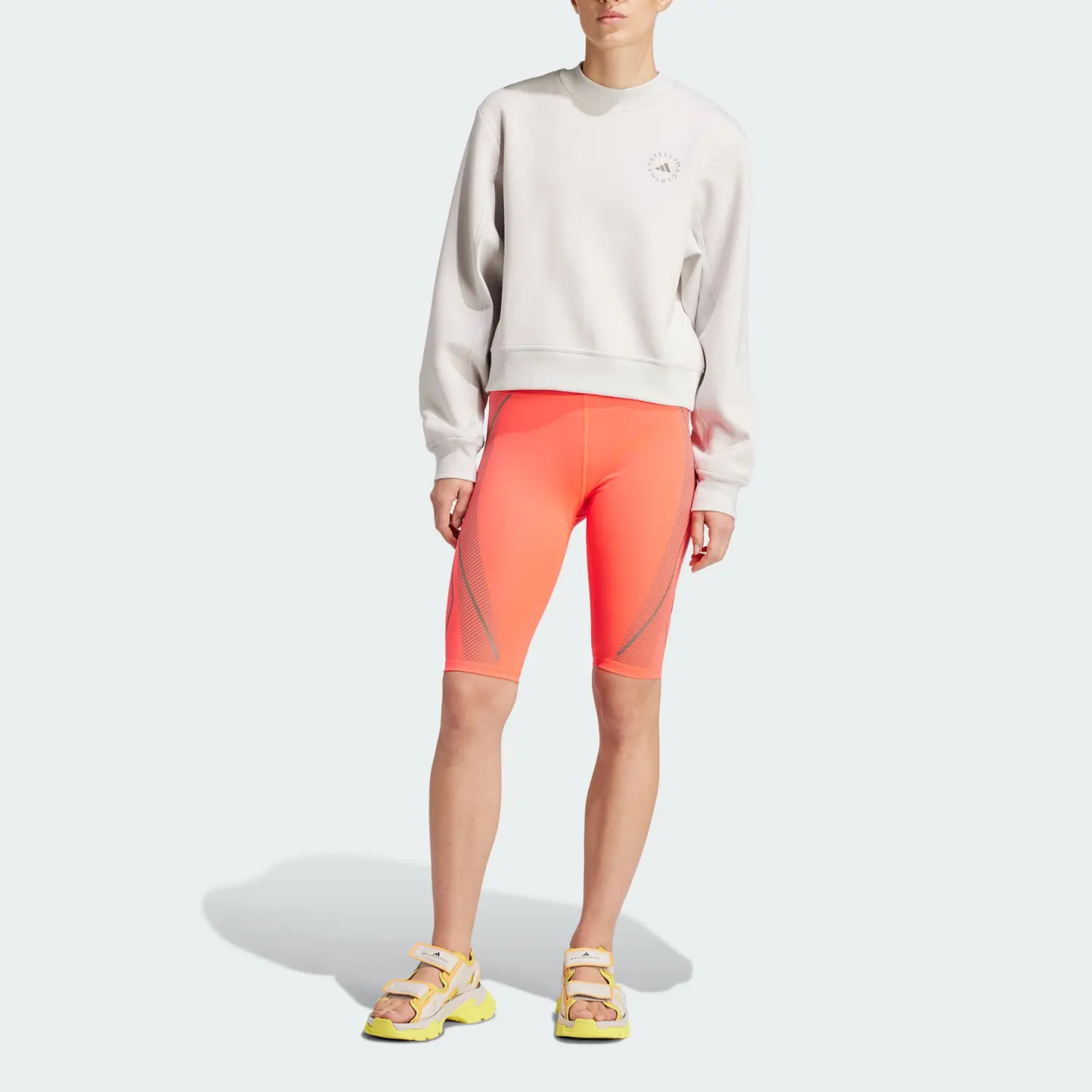 Футболка X Stella McCartney Sportswear женская розовая Mica Pink Adidas — фото 4