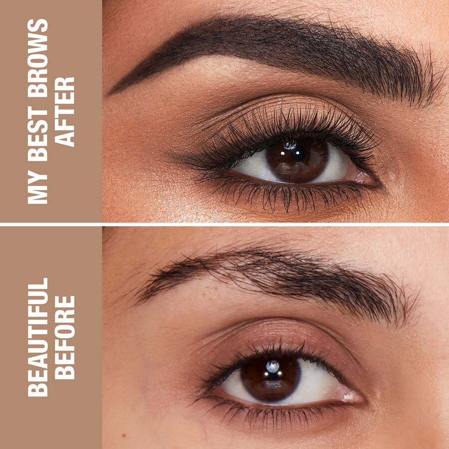 Карандаш для бровей Brow Cheat с возможностью заправки, имитирующий волоски бровей Charlotte Tilbury, 0.003 oz/0.1 g, Black Brown — фото 2