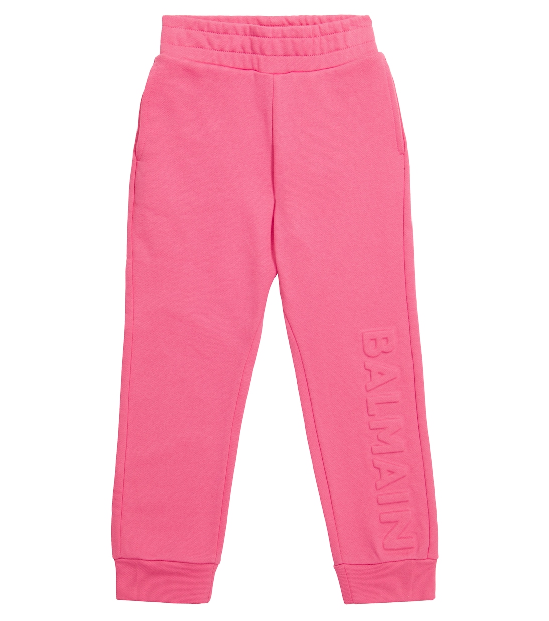 

Хлопковые спортивные штаны Balmain Kids, Fuxia