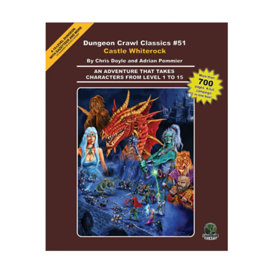 

Бокс-сет Castle Whiterock, Dungeon Crawl Classics - #46-60 (d20)
