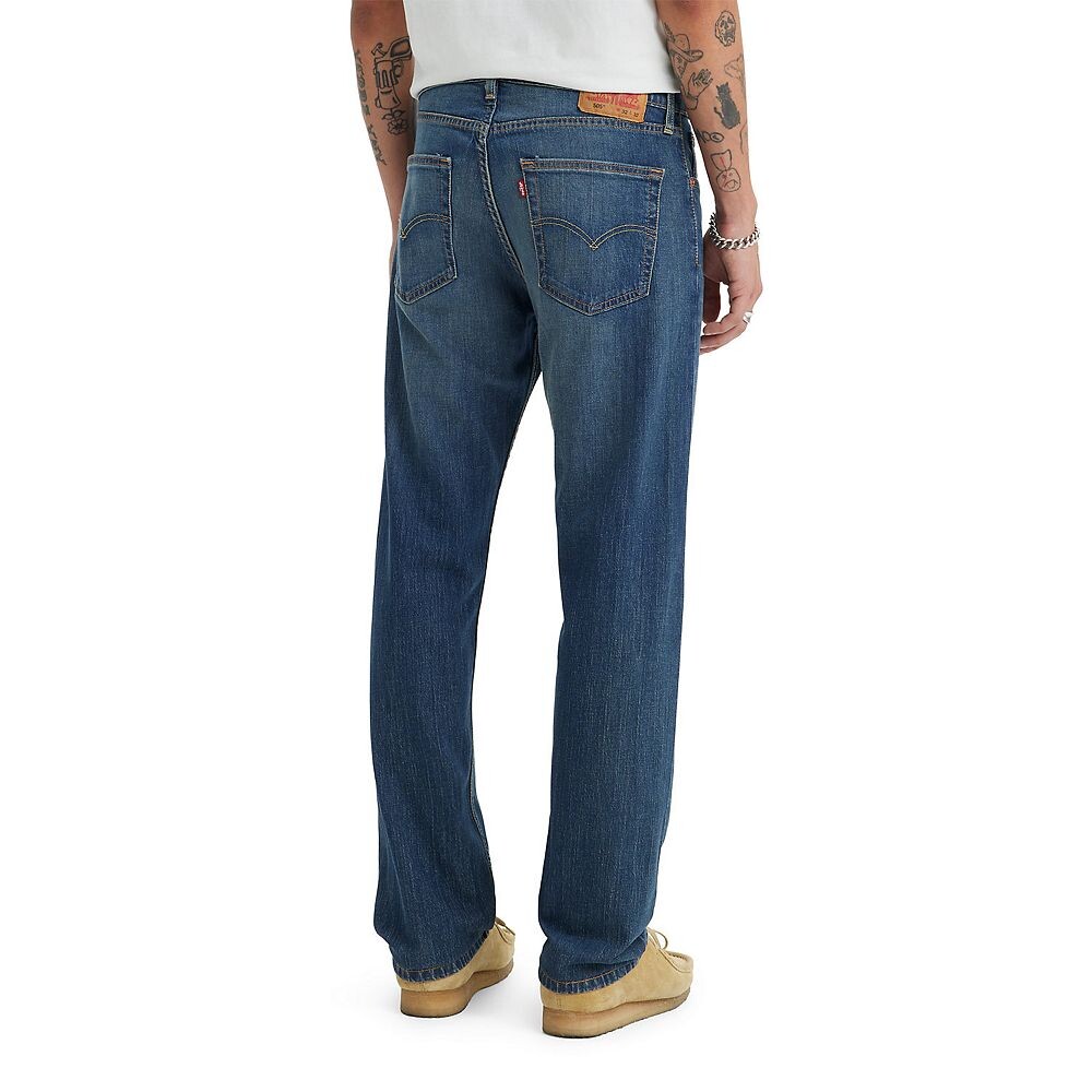 Мужские эластичные джинсы Levi's 505 стандартного кроя Eco-Ease, цвет Nail Loop Knot — фото 2