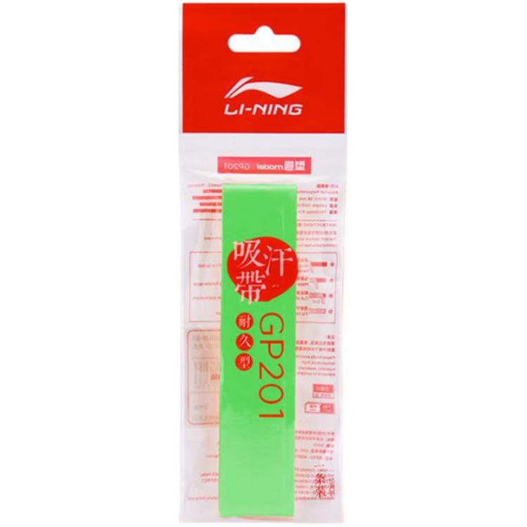 

LINING Лента для рукоятки бадминтонной ракетки neon green polyurethane тонкая GP201 6 шт