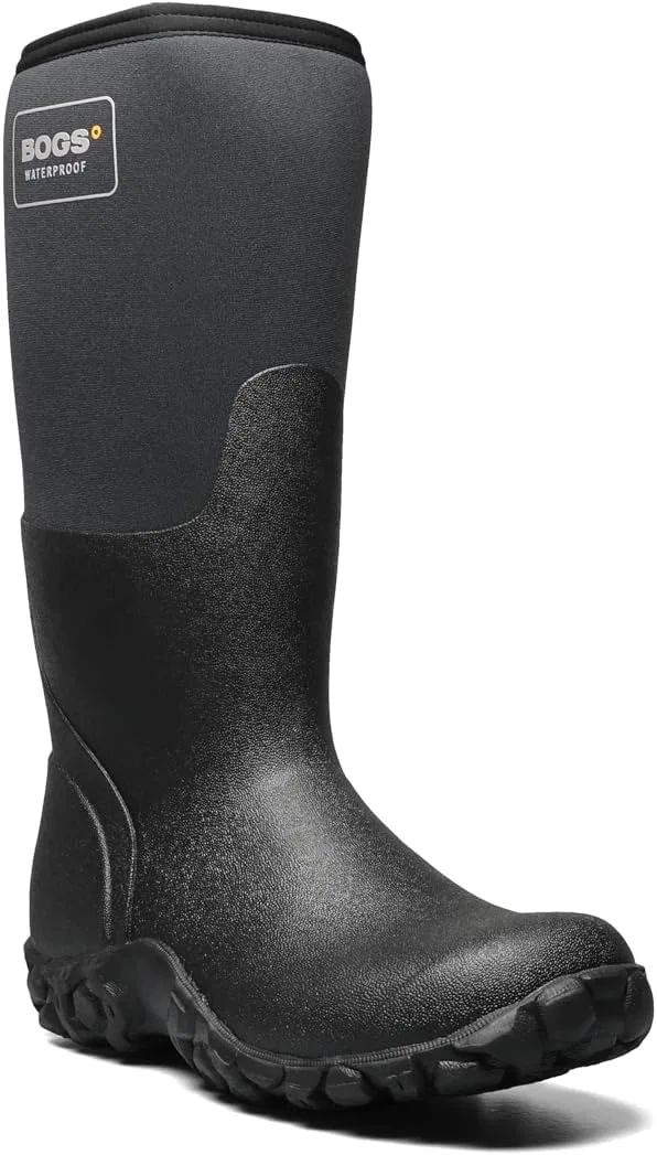 Резиновые ботинки BOGS Men's Mesa Rain Boots Wellington Boots, Black — фото 3