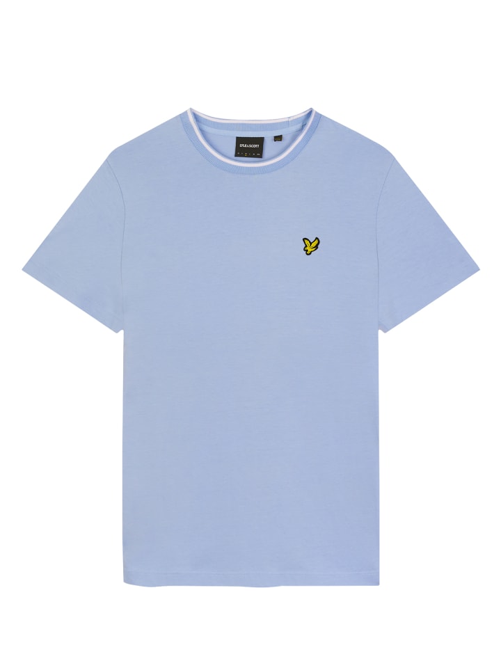 

Футболка Lyle & Scott, цвет hellblau/weiß